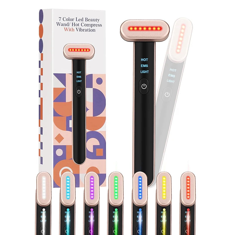 Red Light Therapy Microcurrent Beauty Wand For Clear Skin