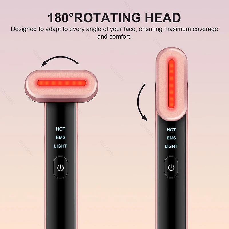 Red Light Therapy Microcurrent Beauty Wand For Clear Skin